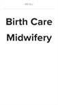 Mobile Screenshot of birthcaremidwifery.net